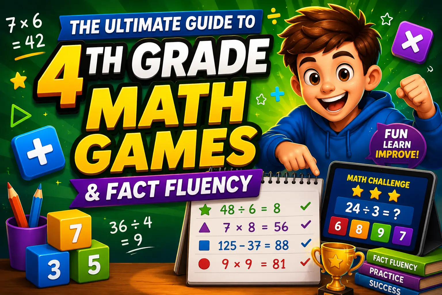The Ultimate Guide to 4th Grade Math Games & Fact Fluency for Teachers