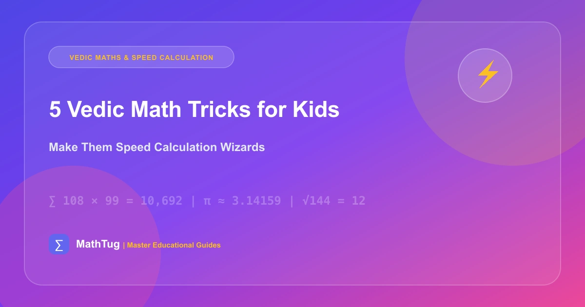 5 Vedic Math Tricks for Kids That Will Make Them Calculation Wizards